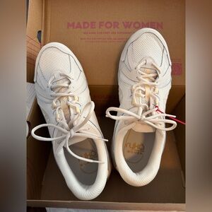 Ryka Women's Off-White and Tan Athletic Sneakers